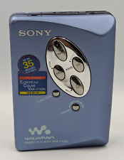 Sony WM-EX521 Walkman Cassette Player - Vintage Portable Tape Player  - Blue