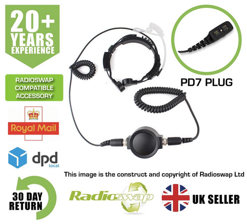Heavy duty throat mic fits - heavy,