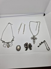 Phase Eight Necklace Pearl Costume Jewellery Earrings Brooch Set