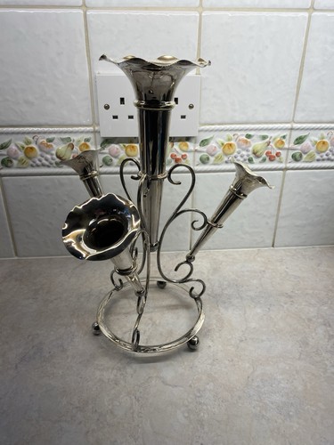 Silver plated trumpet - 4,