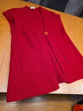Sahara Red Wool Waist Coat