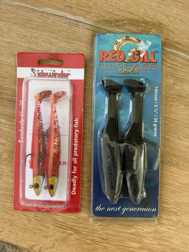 Saltwater lures red gill - red,