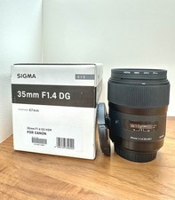 Sigma 35mm f/1.4 Art Lens for Canon EF Mount - BOXED/EXCELLENT