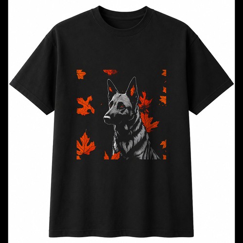 Dutch shepherd autumn - dutch,