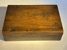 Vintage Cadbury Chocolate. Wooden Box. Advertising
