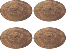 Set of 4 Tree Trunk Print