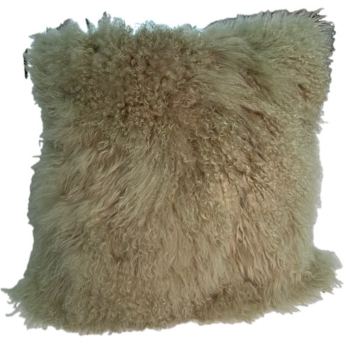West elm mongolian lamb pillow - mongolian,