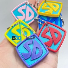 Scooby Doo Dog Tag Keyring