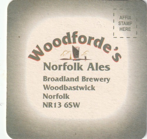 Beer mat woodforde s norfolk - mat,