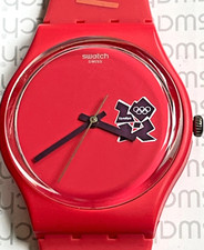 A Superb 2012 Swatch SPECIAL LIMITED  EDITION OLYMPIC WATCH GZ273 VOLUNTEER