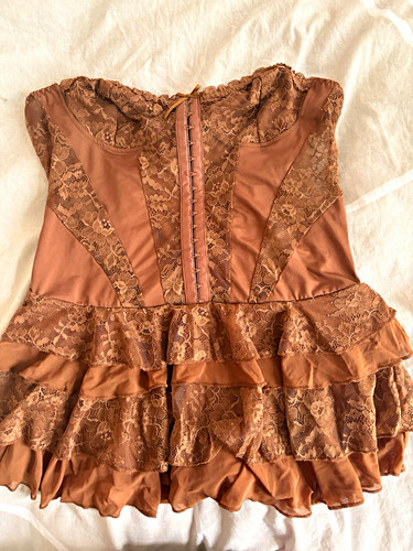 Shein strapless lace overbust - lace,