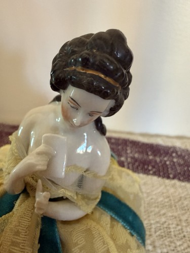 Antique pincushion half doll - pincushion,
