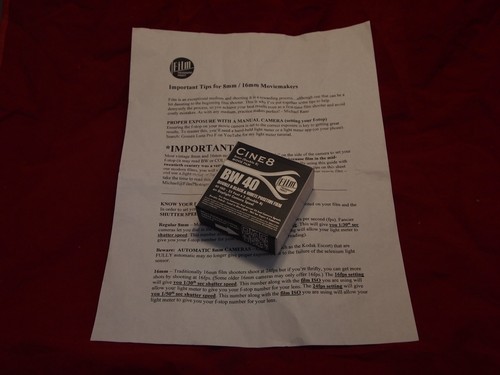 New cine 8mm - cine, bw40