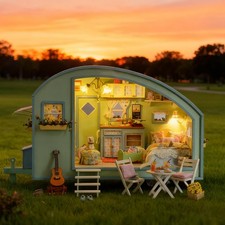 DIY Miniature Wooden Caravan