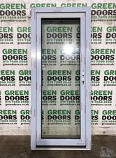 TRIPLE GLAZED BACK DOOR INTERNORM UPVC EXTERNAL EXTERIOR ALL GLASS WHITE GREY