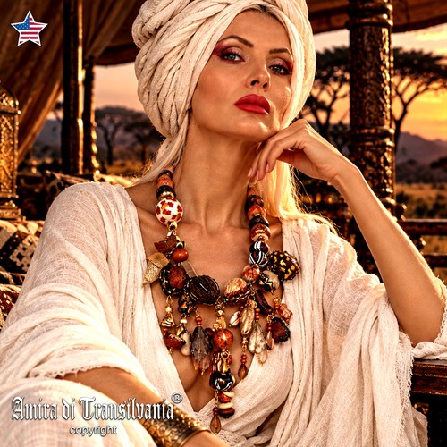 Statement jewelry magnesite - statement,