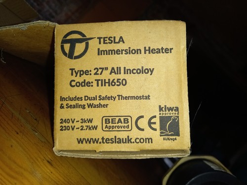 Tesla immersion heater all - tesla, 27"