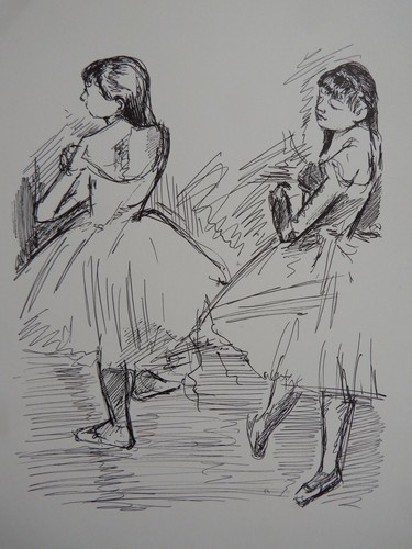 Pen ink drawing after - &,