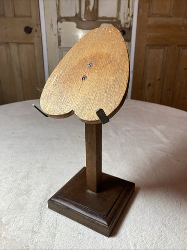 Vintage oak book stand - book,