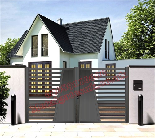 Bespoke gate double - gate, entrance