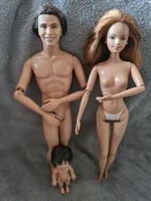 Midge Alan And Ryan Barbie Happy Families  Mattel Pregnant Barbie