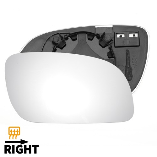 Car right side white mirror - white,