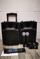 QTX Portable PA Speaker - Black - With Bluetooth & CD/DVD Player Satellite...