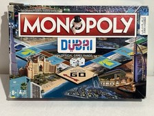 Monopoly Dubai Board Game Missing 4 Tokens Water Works Electric Co Cards Hasbro