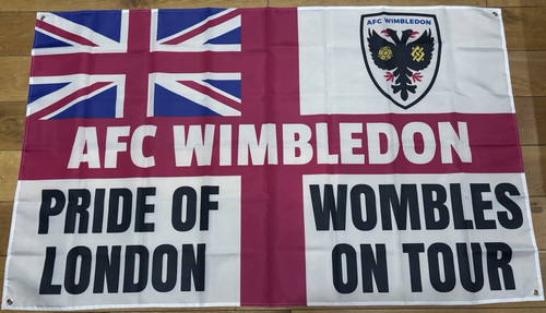 Afc wimbledon flag - afc, 5ft