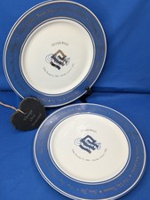 2 x SILVERSEA CRUISES Millennium 2000 Commemorative Charger Plates * SILVER WIND