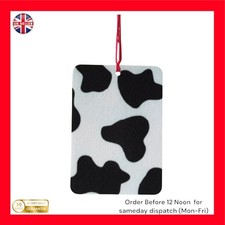 Cow Print Car Air freshener various fragrances Free Personalisation