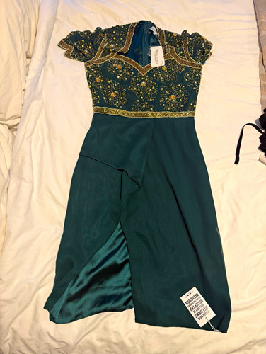 Virgo lounge green - virgo, v-neck