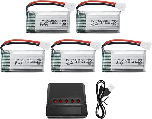 5pcs 400mah lithium - 3.7v,