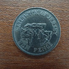 1992 BAILIWICK OF JERSEY 10p