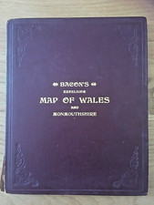 Bacon's Excelsior Map of Wales