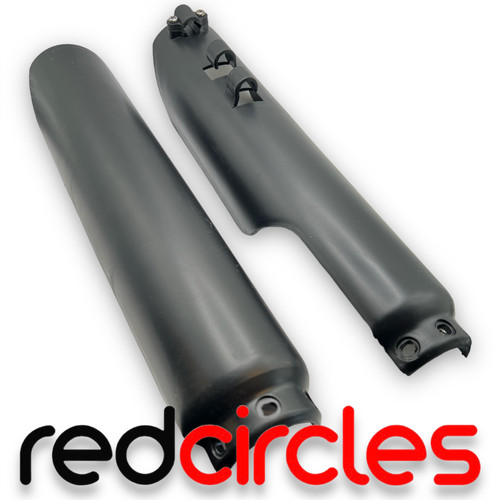 Round black pit bike - black, front