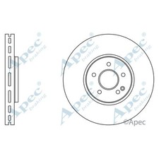 2x Brake Discs Vented For