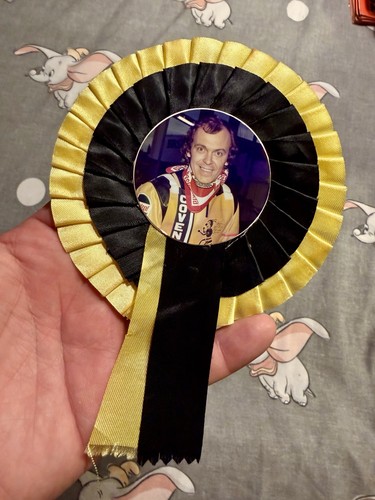 Vintage rosette speedway - rosette, of