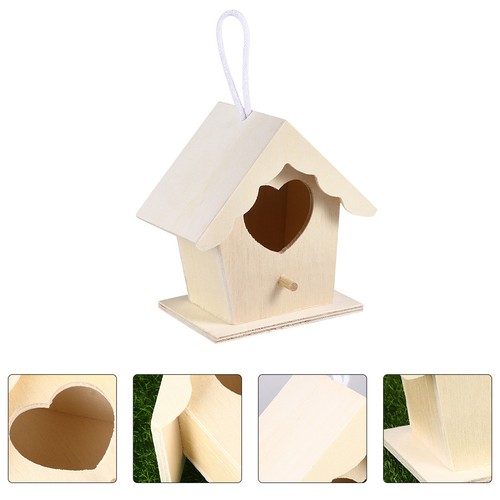 Wooden bird house hanging - bird,
