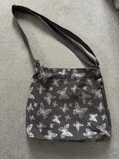Ladies Grey Butterfly Bag