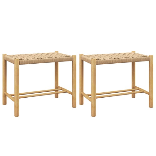 2pcs 45cm rustic backless - 2pcs,