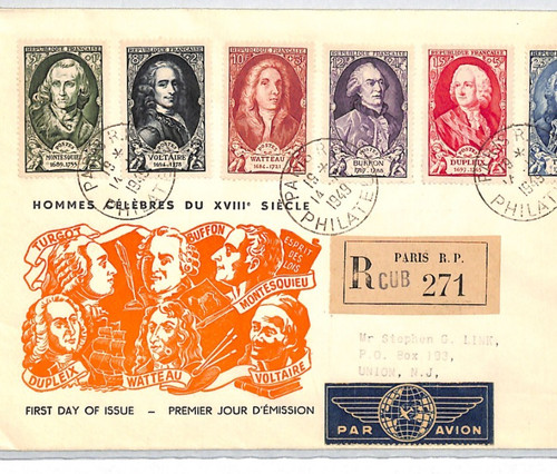 France 1949 fdc - france,