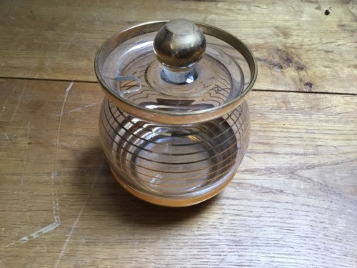 Vintage honey jar pot - honey,
