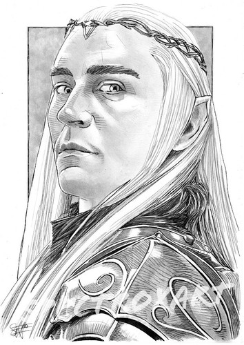 Original art thranduil - original,