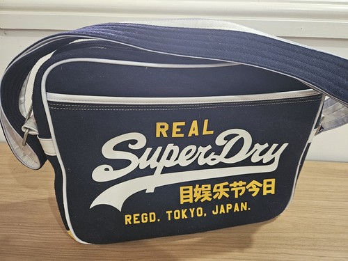 Superdry navy blue messenger - superdry,
