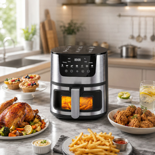 Air fryer digital smart oil - air,
