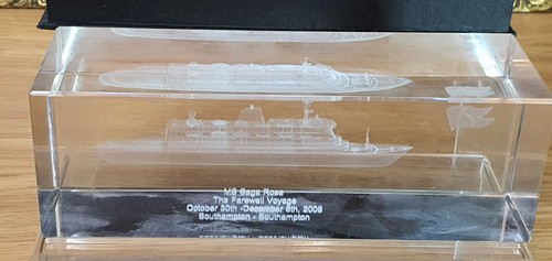 Ship paper weight clear laser - paper,