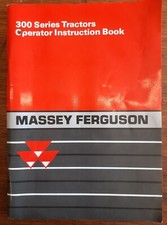 Massey Ferguson 300 Series Tractors Operator Instruction Book Manual Used Good