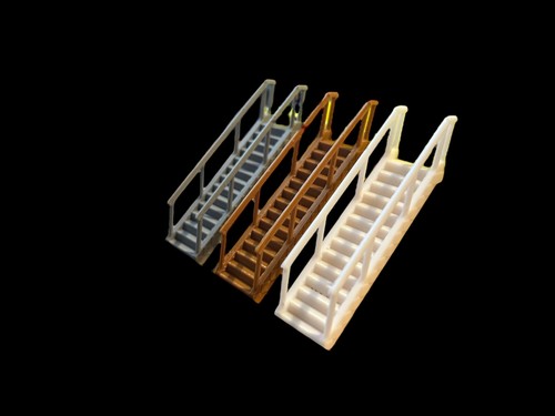 Model stairs with attached