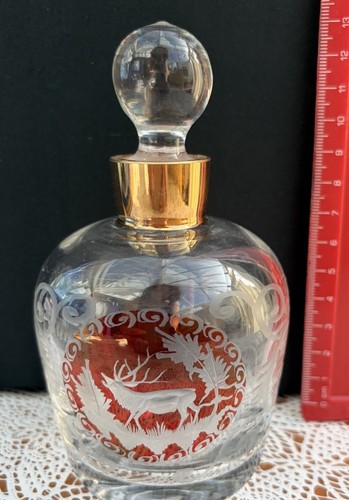 Vintage bohemian czech glass - vintage,